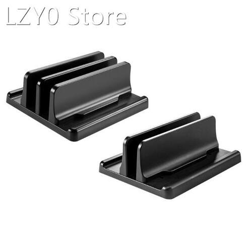 2021 New Vertical Laptop Stand, Dual Laptop Holder with Adju