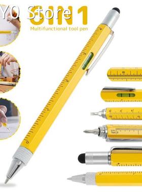 6 In1 Multi-Function Pen Construction Tools Tactical Pen Coo