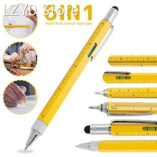 6 In1 Multi-Function Pen Construction Tools Tactical Pen Coo