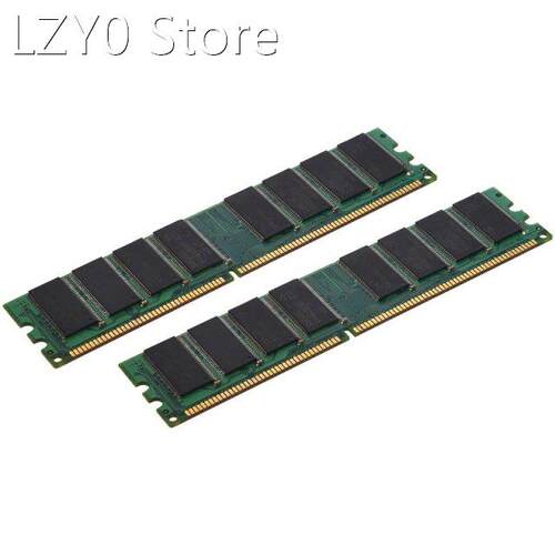2x1GB PC3200 non-ECC DDR 400MHz High Density MEMORY 184-pin