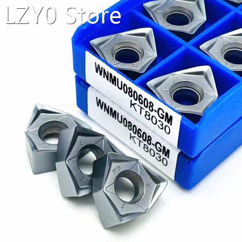 Carbide WNMU080608 external turning tool milling cutter blad