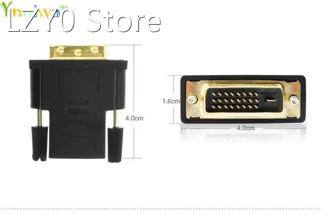 DVI 24+1 Male to HDMI-compatible Female Converter HDMI-compa