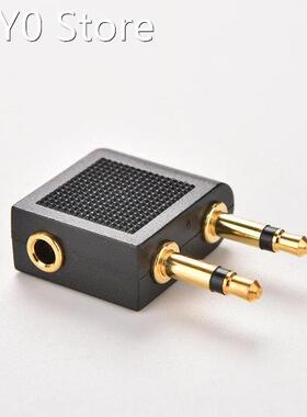 3.5mm Stereo AUX Jack 2 Male To 1 Female F Splitter Headphon