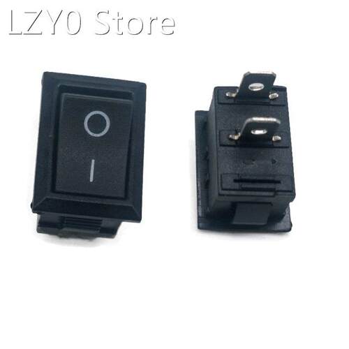 50pcs 100pcs Kcd1 21*15 mm 2PIN Boat Rocker Switch SPST Snap