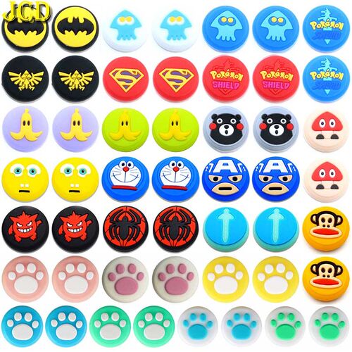 JCD 25models 50PCS Silicone Thumb Stick Grip Caps For Ninte