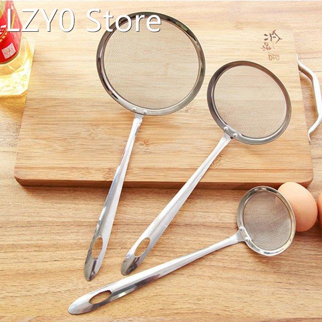 Stainless steel colander multifunctional fried fine mesh fil