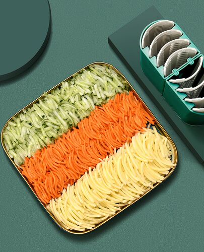 Kitchen Vegetable Cutter Grater Multi Function Hand Drum Po