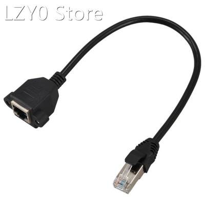 28cm RJ45 Male to Female M/F CAT5E LAN Ethernet Adapter Netw