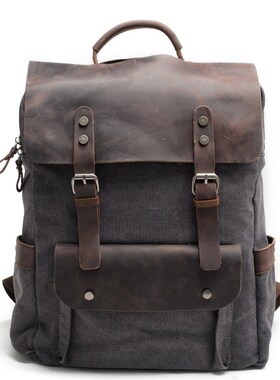 M030 Hot New Multifunction Fashion Men Backpack Vintage Can