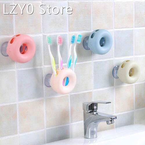 1pc Fashion Suction Hooks Toothbrush Holder Bathroom Family