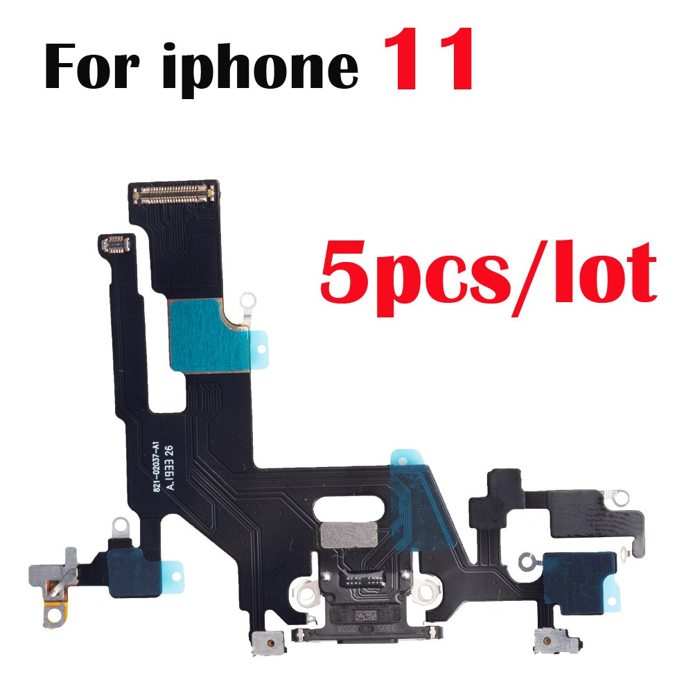 5pcs/lot Charging Port Flex Cable For iPhone 11 Dock USB Ch