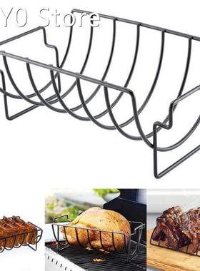 Non-Stick Stainless Steel Steak Rack Stand Holders Roasting