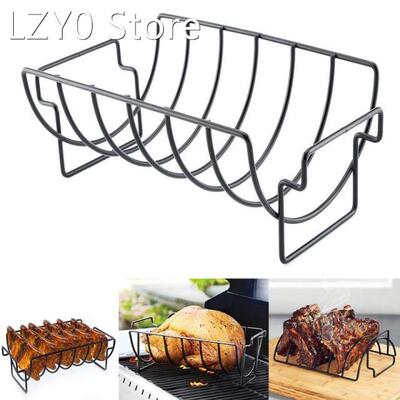 Non-Stick Stainless Steel Steak Rack Stand Holders Roasting