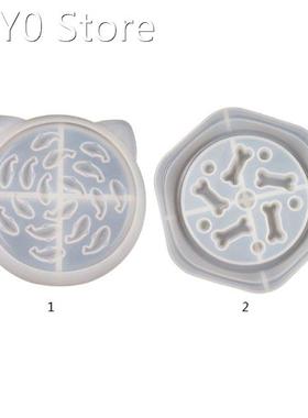 Cat Dog Bowl Epoxy Resin Mold Puppy Slow Feeder Silicone Mou