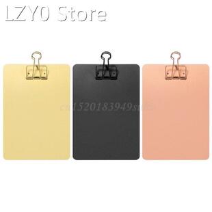 Metal Clipboard Writing Pad File Folders Document Holder Sch