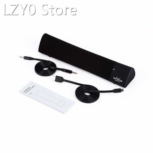 Black Soundbar Compact Portable Wireless Stereo HiFi Bl