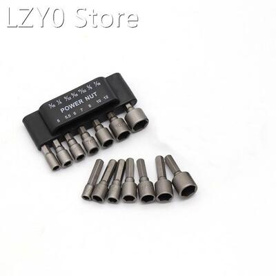 14PCS 5-13mm Wrench Socket Adapter Set 1/4 Inch Hex Shank Sc