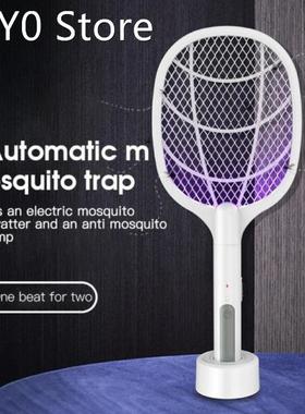 Electric Insect Racket Mosquito Swatter Home 2 In 1 USB Lith