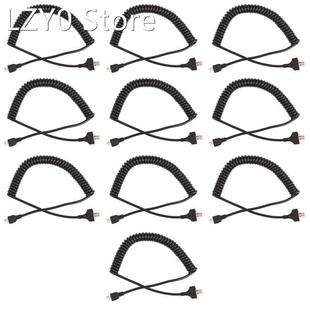 10X 8 Pin Replacement Speaker Mic Cable Microphone Cord for