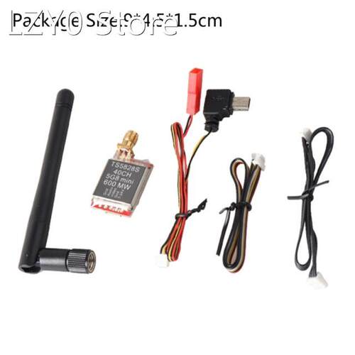 TS5828S Micro 5GB 600mW 40CH FPV Transmitter Cable Antenna