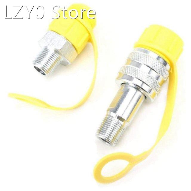 1 Set Of Hydraulic Fittings Quick Connector Zg3/8 High Press