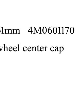 20pcs 61mm 4M0601170 car emblem Wheel Center Hub Cap auto Ri