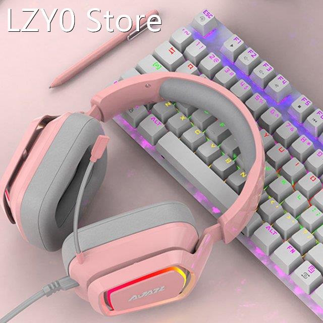 Ajazz AX368 Wired Stereo Sound Headphone Ergonomic RGB Heads