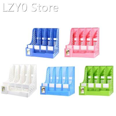 Tabletop File Organizer Holder with Lable Window for School