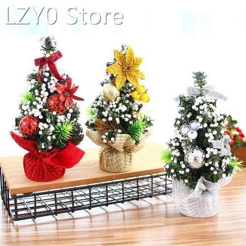 20cm Christmas Tree Flower Table Decor Festival Party O