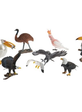 Montessori Language Materials PVC Birds Models Early Educat