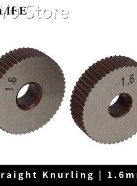2pcs Knurling Tool Single Straight Wheel Linear Knurl 1.6mm