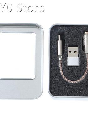 Type-C To 3.5mm 32 Bit/384kHz DSD64/128 HiFi DAC Audio Adapt