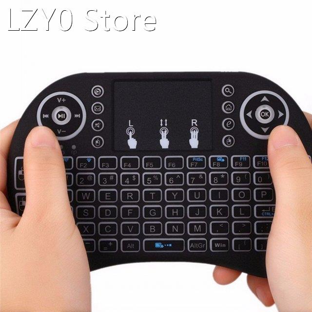I8 2.4GHz Luminous Wireless Keyboard with Touchpad Dazz