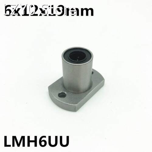 2pcs LMH6UU 6mm flange linear bearing LMH6 6x12x19 mm