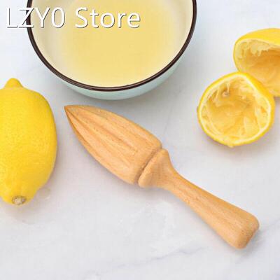 Creative Wooden Lemon Squeezer Hand Press Juicer Manual Frui