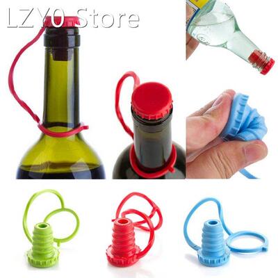 Beer Wine Cork Stopper Food Grade Anti-lost Bottle Cap Small