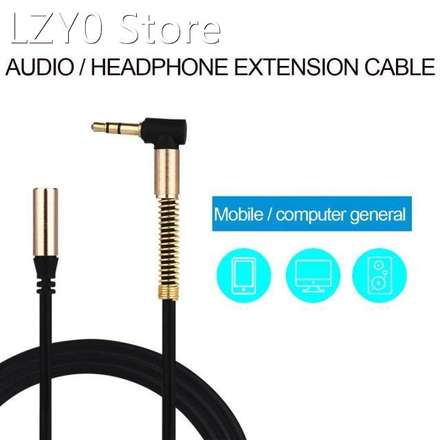 AUX Cable Jack 3.5mm Audio Extension Cable for Speaker Headp