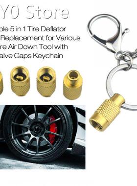 Portable 5 in 1 Tire Deflator Tools Replacement for Various