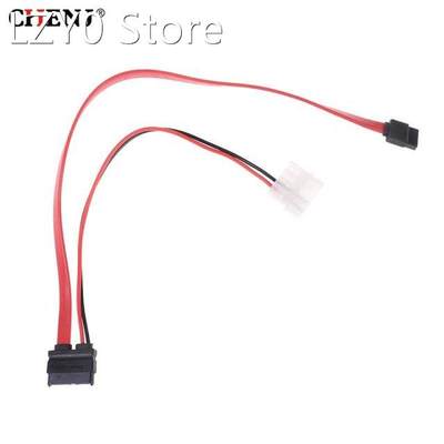 7 + 6 Pin Slimline SATA Cable for Slim Laptop SATA DVD CD-RW