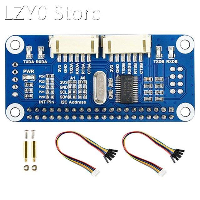 Expansion Board for Raspberry Pi 4B/3B/Zero SC16IS752 I2C In