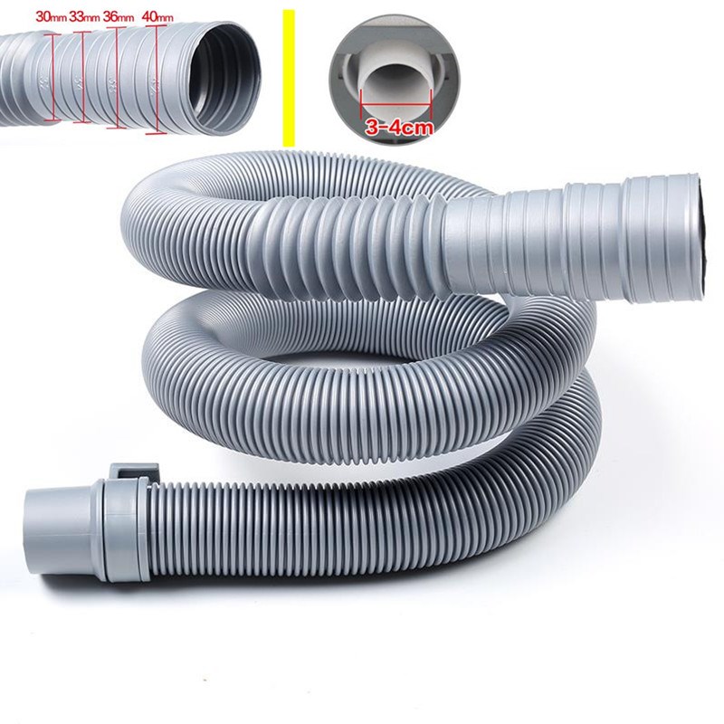 Washing Machine 1.5m EVA Outlet Hose Drain Pipe With Clamp图片