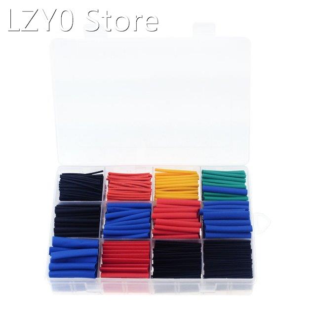 850PCS/Box 2:1 5 Color 12 Size Polyolefin Shrinking Assorted