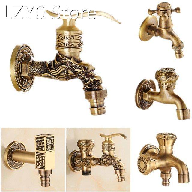 Full Copper Into The Wall Washing Machine Faucet Outdoor Gar