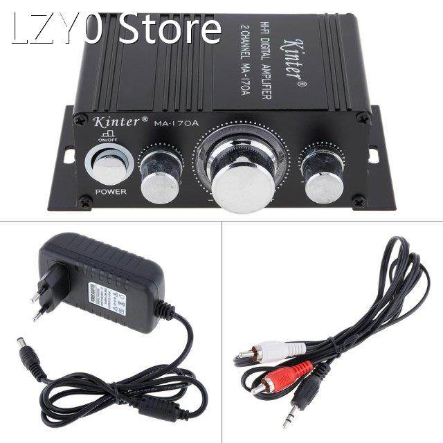 DC12V 3A 2CH Hi-Fi Car Audio Power Amplifier FM Radio Player