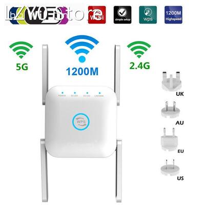 1200Mbps Wifi Repeater Router Extender 5G 2.4G Wifi Wif