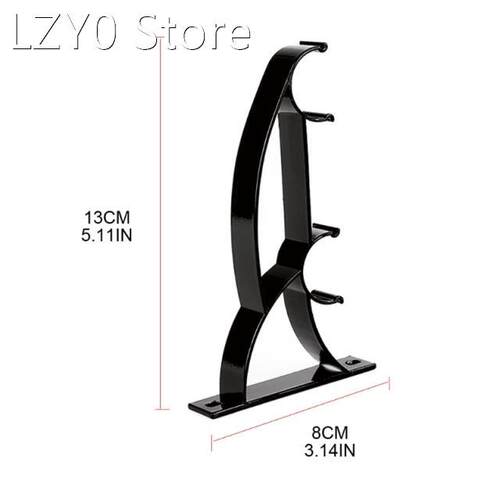 2 PCS Double Curtain Rod Brackets For Rods Aluminum Alloy Ro