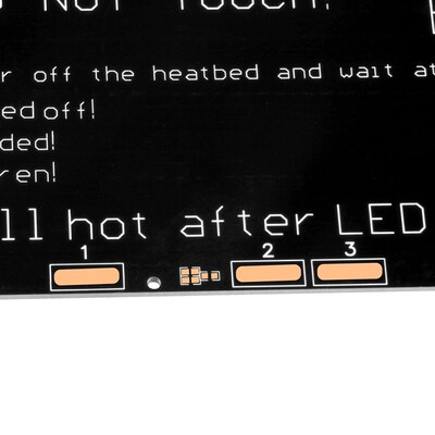 Upgraded Heatbed 12V Round Corner MK2A 3D Printer Heatbed Al