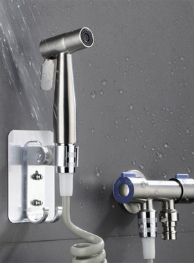 Black Handheld Toilet Bidet Sprayer Set Kit Hand Bidet Fauc