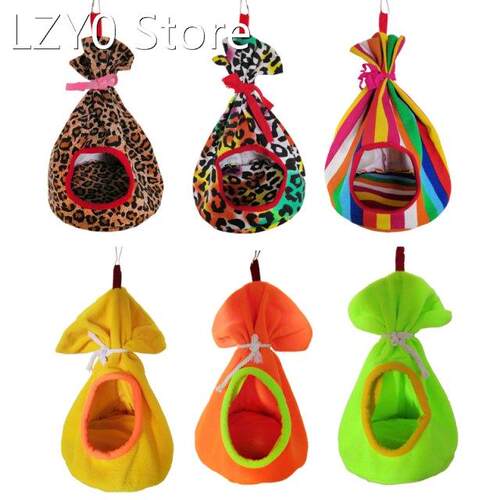 2022 New Bird Hanging Hammock Winter Warm Nest House Cage Hi