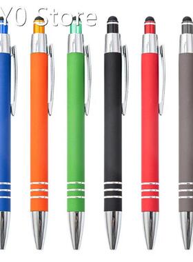 Retractable Black Inks Pen Metal Ballpoint Pen Refillable Ba